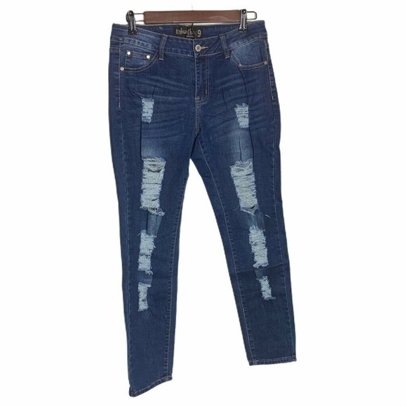 Urban Chic Denim - Urban Chic Slim Skinny Jeans Blue Dark Wash 9 NWT